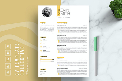 Professional Resume Template | CV 2 page resume cover letter cover letter template creative cv creative resume curriculum vitae cv cv resume cv template cv word illustration job resume modern resume modern resume template professional resume resume resume for mac resume template simple resume simple resume template
