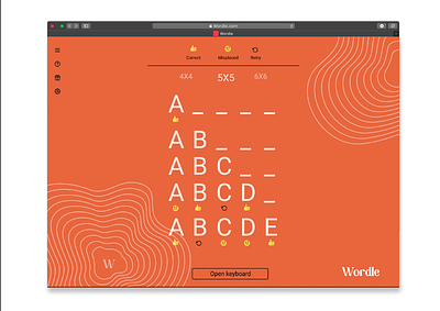 Wordle redesign ui ux weeklywarmup wordle