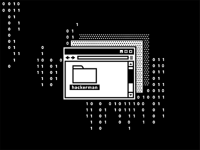 File hackerman abstract branding design develop developers hacer hacking icon icon set illustration interface letters logo mark matrix numbers shape software symbol vector