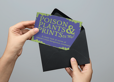 Event Promotion: Poison, Plants, & Prints Opening Reception botanical botnical garden exhibit garden ivy olbrich opening reception plant poison print