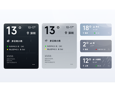 HMI-Weather 01 car hmi design icon mi人力资源交流电 ui ux