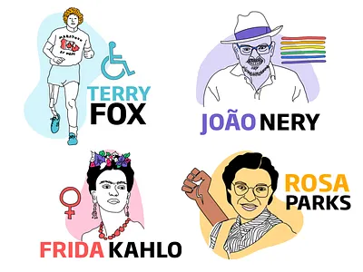 Global Volunteer Week illustration logo