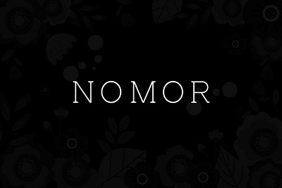 Nomor Serif Typeface branding creative typeface display headline font logo modern font nomor poster design serif font serif typeface trending font