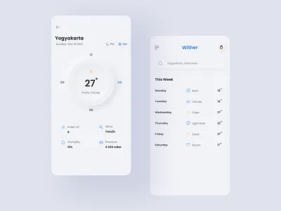 Weather App design ui ui ux ui design uidesign uiux design uiux designer uiuxdesign uiuxdesigner ux