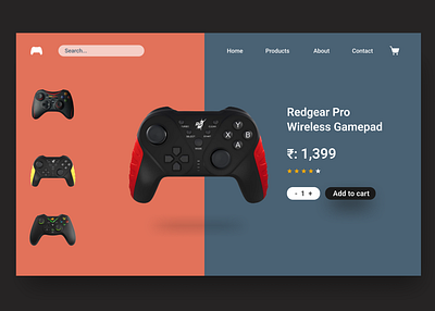 Product Website UI branding designui figma graphic design joystick product ui uiux website