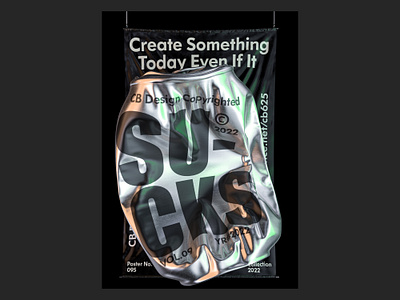 CB Design PC-095 3d 3dposter c4d cinema4d layout motivation posterdesign ty typographicdesign typography