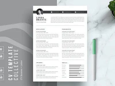 ATS CV Template 2 page resume cover letter cover letter template creative cv creative resume curriculum vitae cv cv resume cv template cv word graphic design illustration job resume logo modern resume modern resume template professional resume resume for mac resume template simple resume