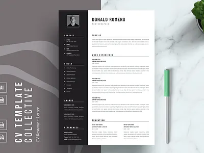 ATS Resume Template 2 page resume cover letter cover letter template creative cv creative resume curriculum vitae cv cv resume cv template cv word design illustration job resume logo modern resume modern resume template professional resume resume for mac resume template simple resume