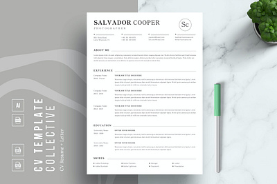 Word Resume | CV 2 page resume cover letter cover letter template creative cv creative resume curriculum vitae cv cv resume cv template cv word illustration job resume logo modern resume modern resume template professional resume resume resume for mac resume template simple resume