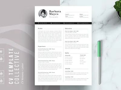 Resume | CV 2 page resume cover letter cover letter template creative cv creative resume curriculum vitae cv cv resume cv template cv word design illustration job resume modern resume modern resume template professional resume resume resume for mac resume template simple resume