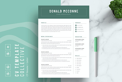 Professional Resume Template 2 page resume cover letter cover letter template creative cv creative resume curriculum vitae cv cv resume cv template cv word design illustration job resume logo modern resume modern resume template professional resume resume for mac resume template simple resume