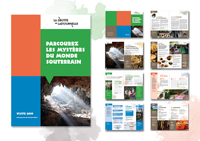 Tourist Brochure brochure indesign kids leisure loisir plaquette tourist