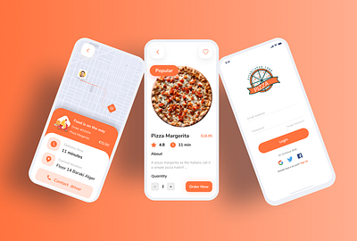 Pizza Delivery App app ui delicious delivery app delivery app ui design domino domino app ui food app ui food delivery food delivery app food delivery app ui pizza app pizza delivery pizza delivery app sheroz mir uber eats uber eats app ui ux zuhaira mir