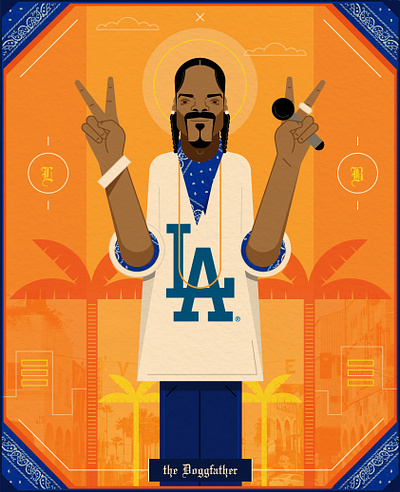 snoop character people portrait style styletest vector