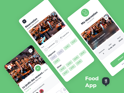 BAM Application app application bio branding design designer food green illustration ios landing page logo ui ux