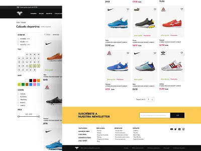 Saohmon - Ecommerce design ecommerce homepage layout list shop online ui ux