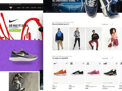 Saohmon - Ecommerce categories design ecommerce filters homepage layout list shop online ui ux