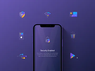 Exodus Illustrations brand crypto design exchange exodus icon identity illustration wallet