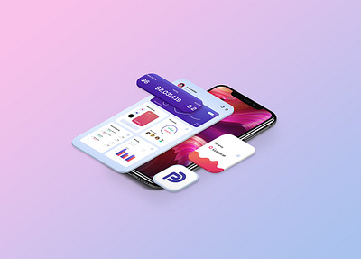 Isometric App Presentation Mockup abstract app app design application clean dashboard device display interface isometric mockup phone phone mockup presentation realistic simple smartphone template ui user interface
