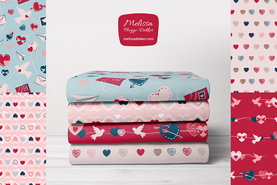 Valentine Seamless Patterns repeat pattern