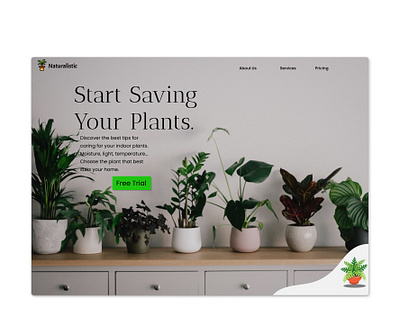 Plant Website Landing Page!