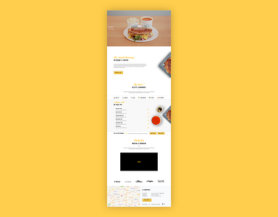 Cheezy restaurant in Paris 🧀 desktop home page ui webdesign
