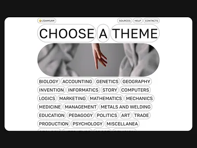 #024 ZdamSam baturindesign concept design minimal product design ui ux web webdesign