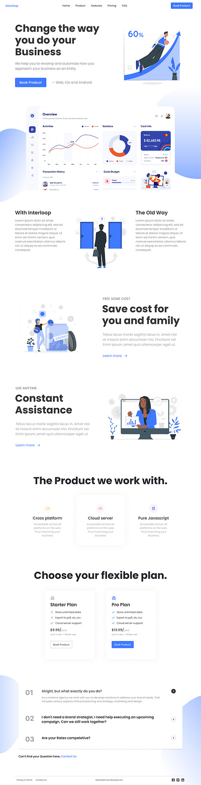 Minimal SaaS Landing Page Design branding figma landing page landingpagedesign minimal monochromatic saas product saaslandingpage ui ui design user friendly ux ux design