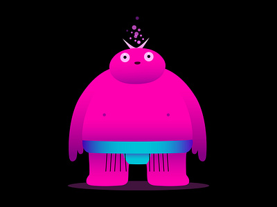 Bubbles alien asian big branding brasil cartoon character design dribbble fighter fitness illustration japan mascot mongolia sport strong sumo wrestler