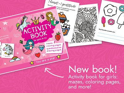 Activity Book for girls amazon book children children book maze publisher