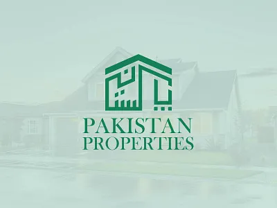 Pakistan Properties Logo adobe illustrator arabic logo branding corporate identity design graphic design home logo illustration letter mark logo logo logo design logo for sale pakistan logo properties property logo shan ui urdu logo