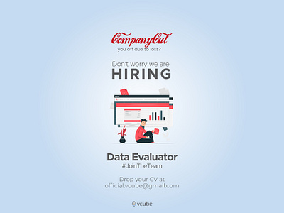 Creative Hiring Poster branding creative poster creative poster design design graphic design hiring hiring poster job hiring poster