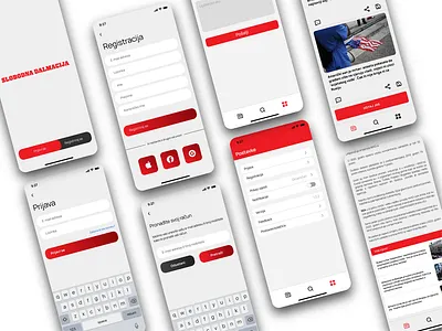 Newspaper App mobile app mobile uxui newspaper newspaper app uxui