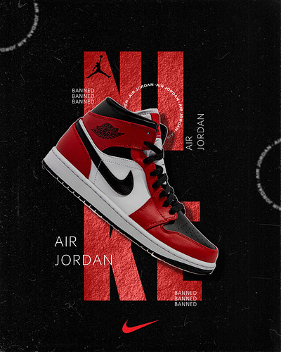 Air Jordan Poster Design graphic design