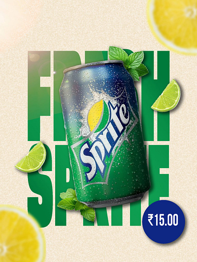 Sprite Poster Design graphic design