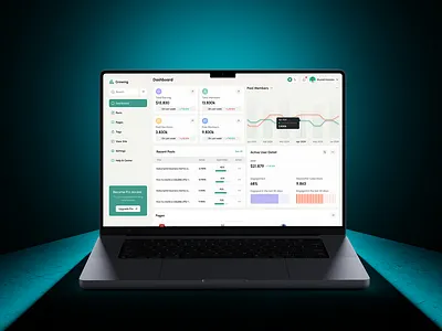 SAAS- Business Growing Platform app bank app card clean dashboard finance app fintech interface product product design ui ux wallet web web app web deisgn website