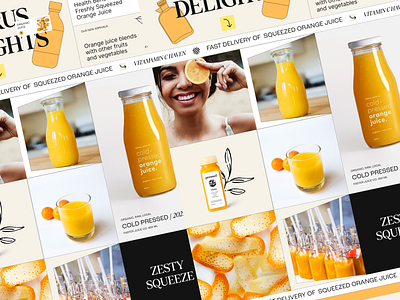 Orange Juice E-commerce Website branding concept e commerce e commerce website food business healthy lifestyle interactive elements juice brand landing page modern design orange juice organic products packaging design platform design product showcase shopping ui design ux design ux ui web design website