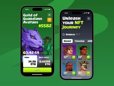 NFT Marketplace Mobile ios App app blockchain crypto cryptocurrency eth game gaming ios market marketplace mobile nft opensea platform token web3