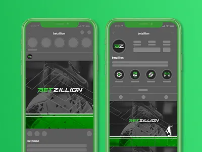 Betzillion UX/UI Design, Affiliate Marketing Website bet bookmaking design facebook instagram social media ui ux