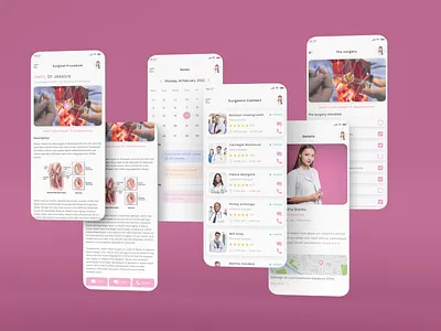 Surgical App Design user interface design