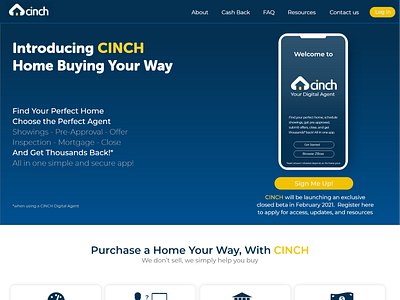 Property Website Design user interface design