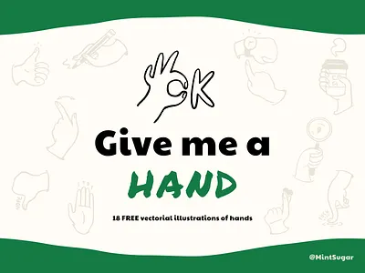 Give me a hand artwork caffe mug download feature icon figma free gestures hands icons illustration ok outiline push set icons stop symbol vector