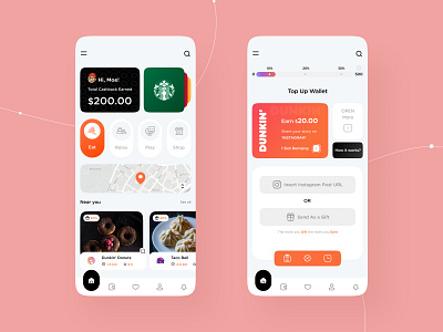 Reward app app appdesign colors creative design graphic design illustration love minimal uidesigner