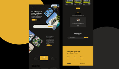 Propertyz design ui ux web website