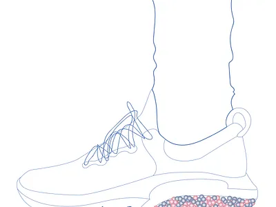Nike Joyride art art direction branding branding identity design digitalart drawing graphic design graphics identity illustration line lineart logo ui vector vector graphics vector illustration visual identity