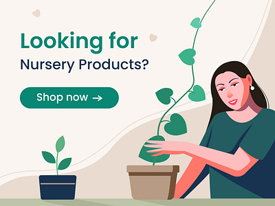 Nursery Products agritech art branding design designer graphic design illustration illustrator marketing marketing design minimal nursery ui uiux vector visual design