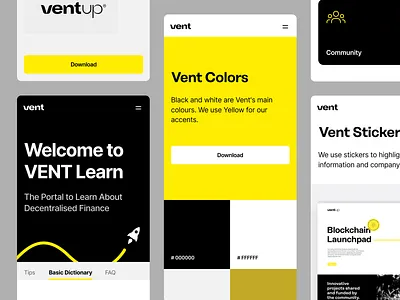 Vent - Website – Mobile bazen agency bitcoin blockchain crowdfunding crypto crypto app crypto projects crypto wallet crypto website cryptocurrency defi finance fintech investing landing page landing page desgin responsive uiux vent