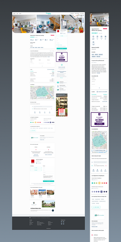 AVendreALouer - Adview redesign real estate redesign sketch ui