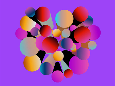Late Valentines Post ❤️‍🔥 14 february amam animation colorful geometry heart heart beating illustration love motion design motion graphics saint valentine valentine