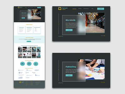 Ferium Capital (Redesign) branding design ui ux